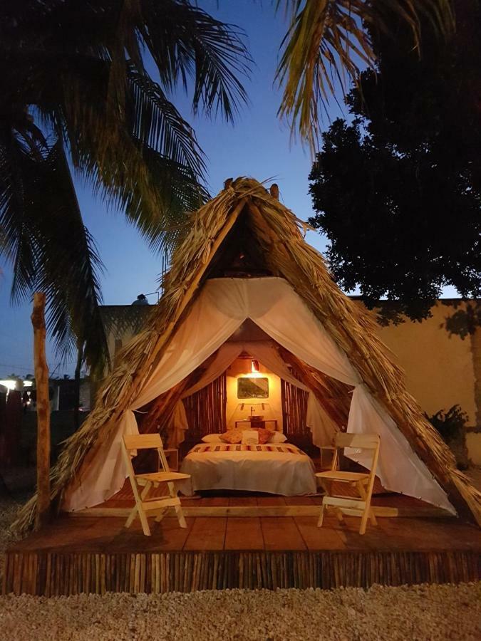El Buho Bacalar Eco-Cabanas Hostal Exterior foto